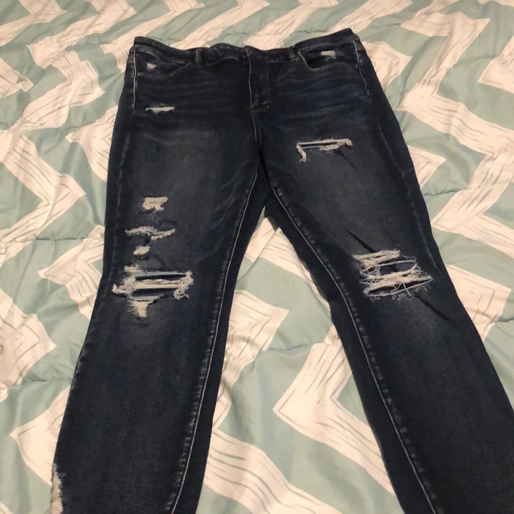 American Eagle ripped jeans